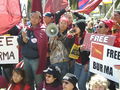 Protesters of Chinese support for the Myanmar regime